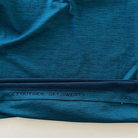 Lululemon Metal Vent Tech Short Sleeve Henley Night Diver / Capri XS - Picture 8 of 10